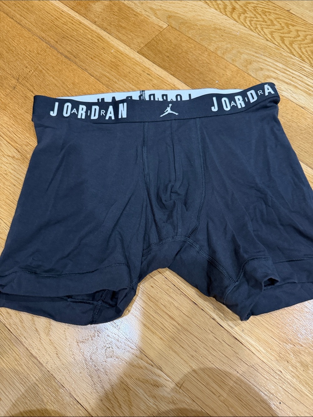 Jordan Black Boxer Briefs with Branded Waistband